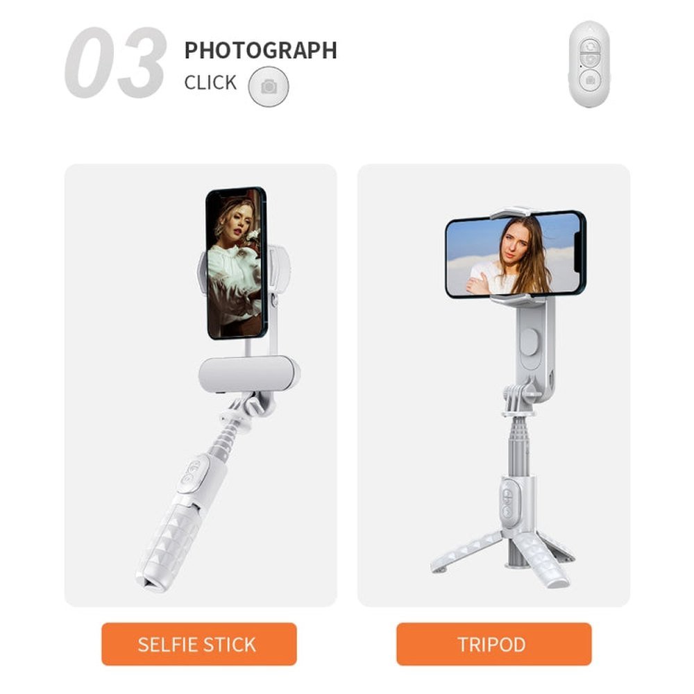 FUNSNAP Capture Q3 Single Axis Handheld Gimbal Phone Live Stabilizer, Capture Q3 - laboratorydeal
