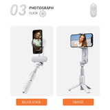 FUNSNAP Capture Q3 Single Axis Handheld Gimbal Phone Live Stabilizer, Capture Q3