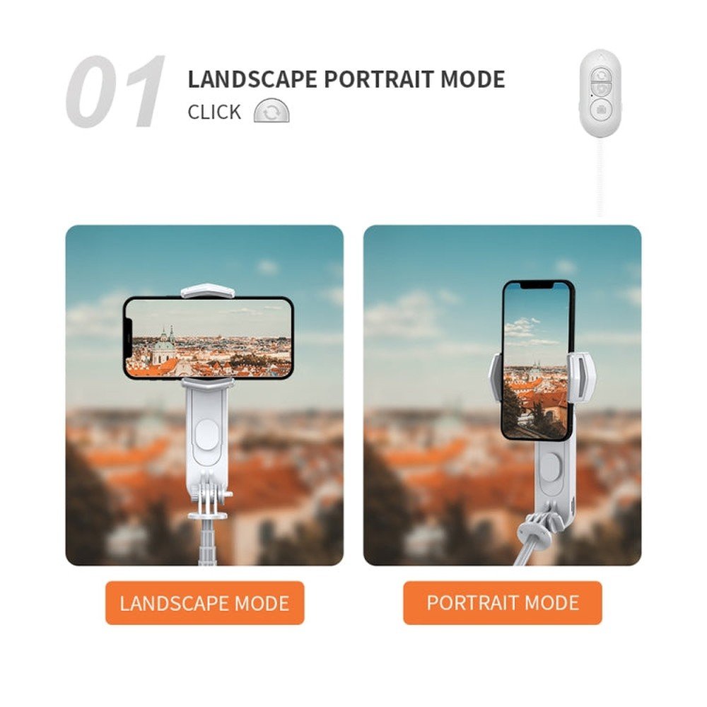 FUNSNAP Capture Q3 Single Axis Handheld Gimbal Phone Live Stabilizer, Capture Q3 - laboratorydeal