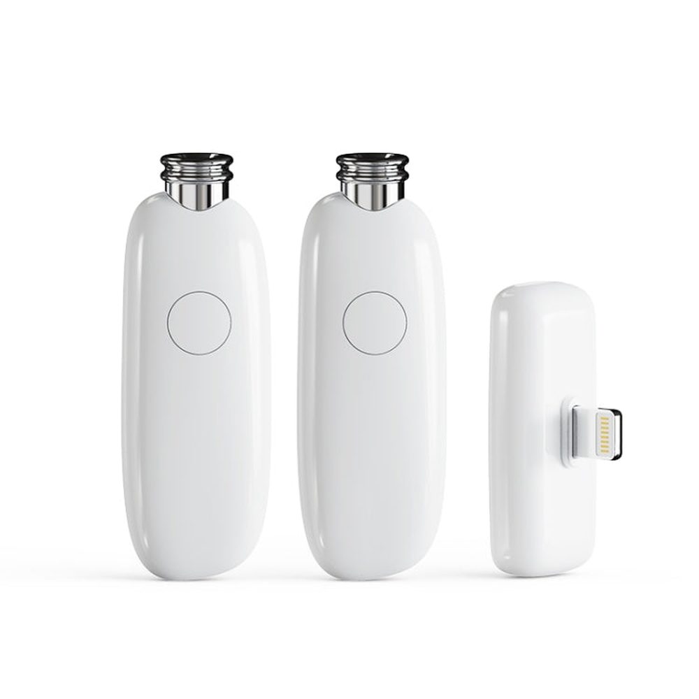 FUNSNAP M2 1 TX + 2 RX Digital Noise Reduction Wireless Microphone Mic Tok, M2 Type - C, M2 8 Pin - laboratorydeal