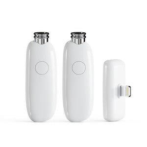 FUNSNAP M2 1 TX + 2 RX Digital Noise Reduction Wireless Microphone Mic Tok, M2 Type - C, M2 8 Pin - laboratorydeal