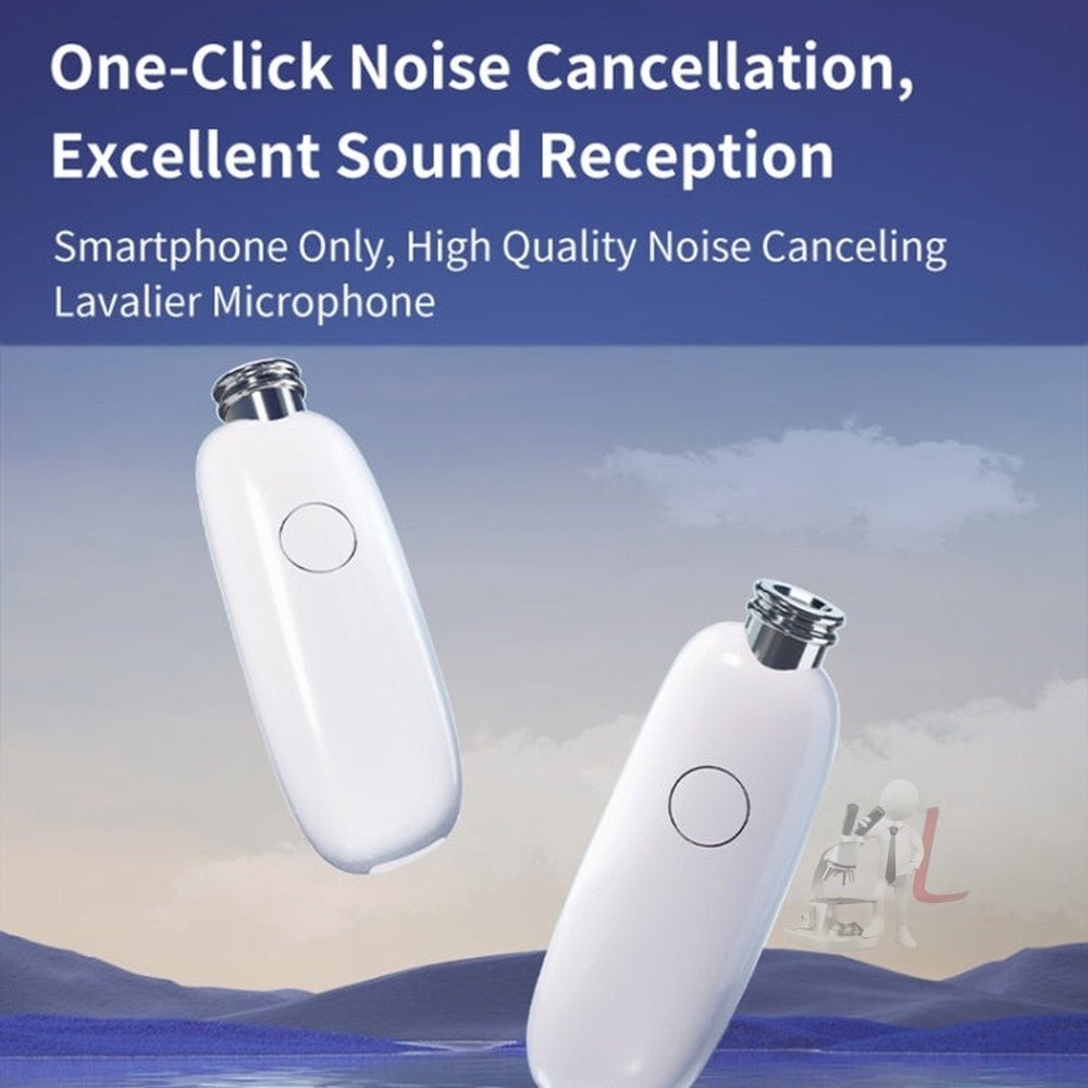 FUNSNAP M3 Digital Audio Wireless Microphone Mic Tok with Monitoring Earphones, M3 Type - C, M3 8 Pin - laboratorydeal