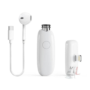 FUNSNAP M3 Digital Audio Wireless Microphone Mic Tok with Monitoring Earphones, M3 Type - C, M3 8 Pin - laboratorydeal