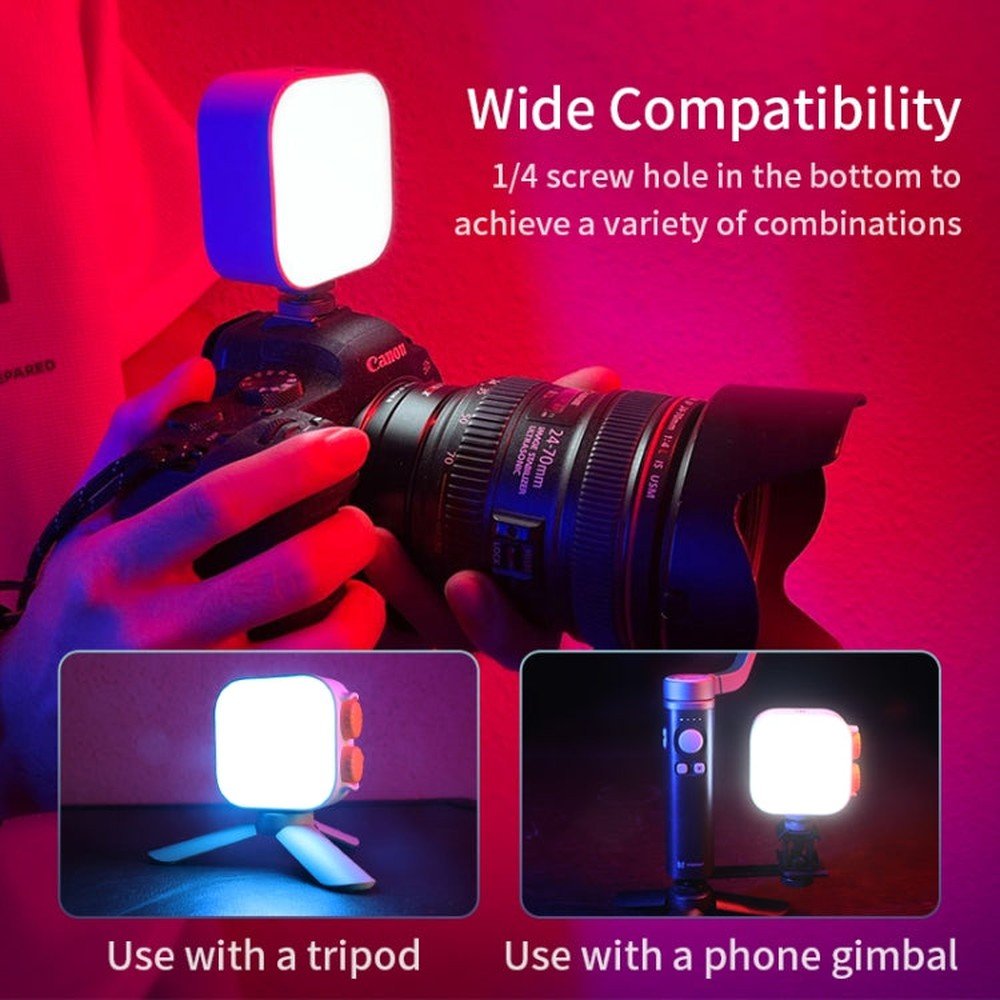 FUNSNAP Pocket Full Color RGB Video Shot Fill Light, Pocket Fill Light - laboratorydeal