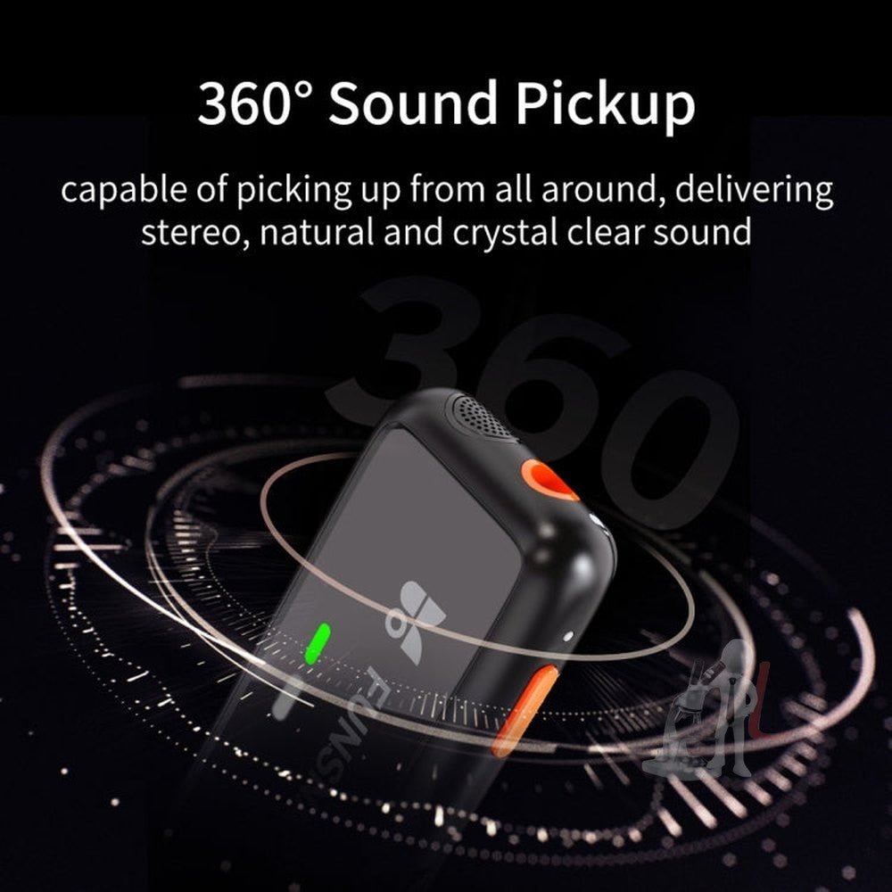 FUNSNAP S6 Lavalier Wireless Microphone, 2 RX + 2 TX with Charging Case, Type - C RX + 2 TX with Charging Case, 8 Pin RX + 2 TX with Charging Case, Type - C RX + 1 TX, 8 Pin RX + 1 TX - laboratorydeal