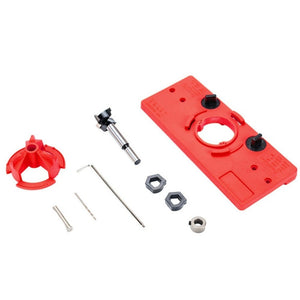 Fonson 35MM Woodworking Hinge Hole Opener Wooden Door Hinge Locator, Yellow, Blue, Red - laboratorydeal
