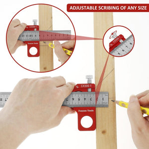 Fonson Woodworking Marking Square Ruler Measuring Tool