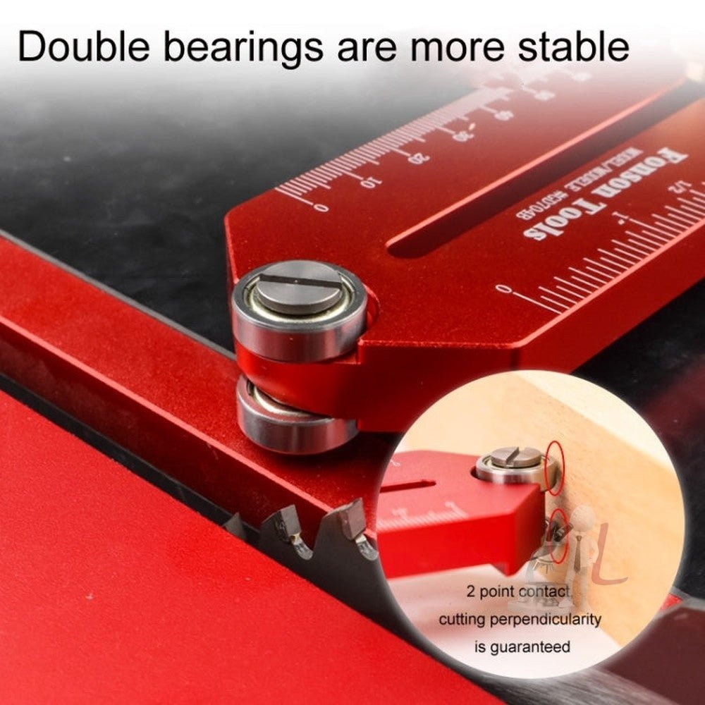 Fonson Woodworking Roller Table Saw Thin Cutting Board Guide Stopper, GD704B, GD704C - laboratorydeal