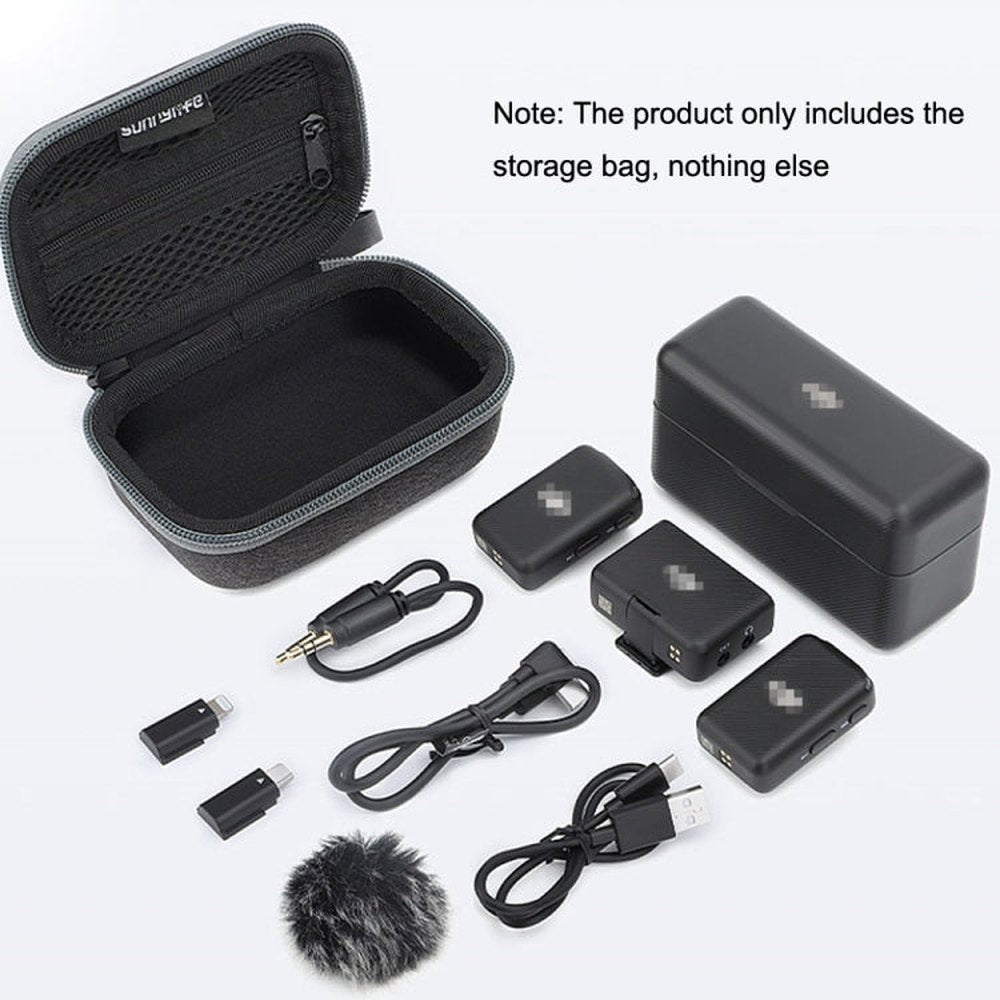 For DJI MIC Sunnylife B557 Wireless Microphone Portable Protective Box Storage Bag, For DJI MIC - laboratorydeal