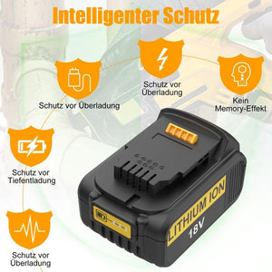 For Dewalt DCB180 / DCB181 / DCB200 18V Electrical Tools Spare Battery, 3000mAh, 4000mAh, 5000mAh, 6000mAh - laboratorydeal
