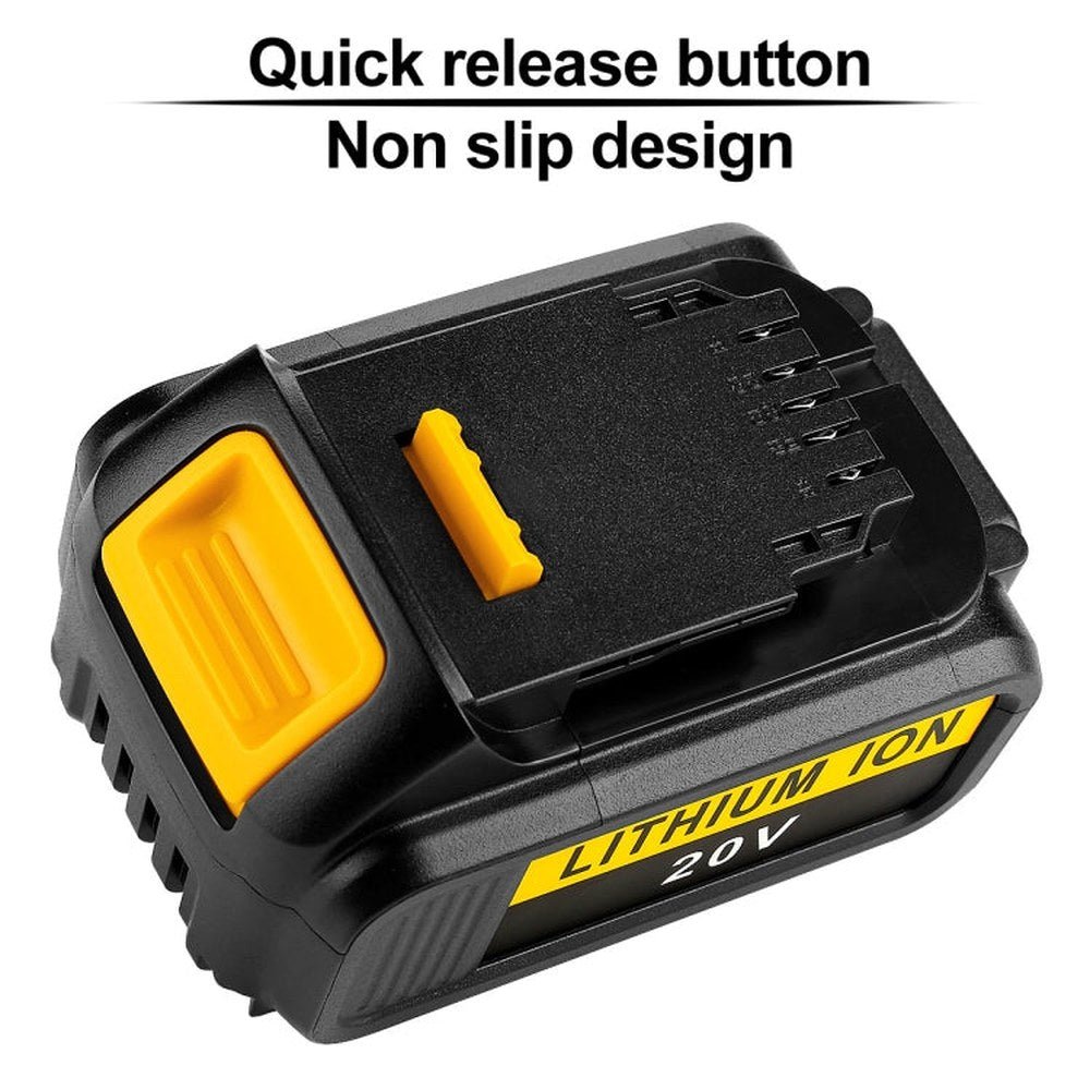 For Dewalt DCB180 / DCB181 / DCB200 20V Electrical Tools Spare Battery, 3000mAh, 4000mAh, 5000mAh, 6000mAh - laboratorydeal