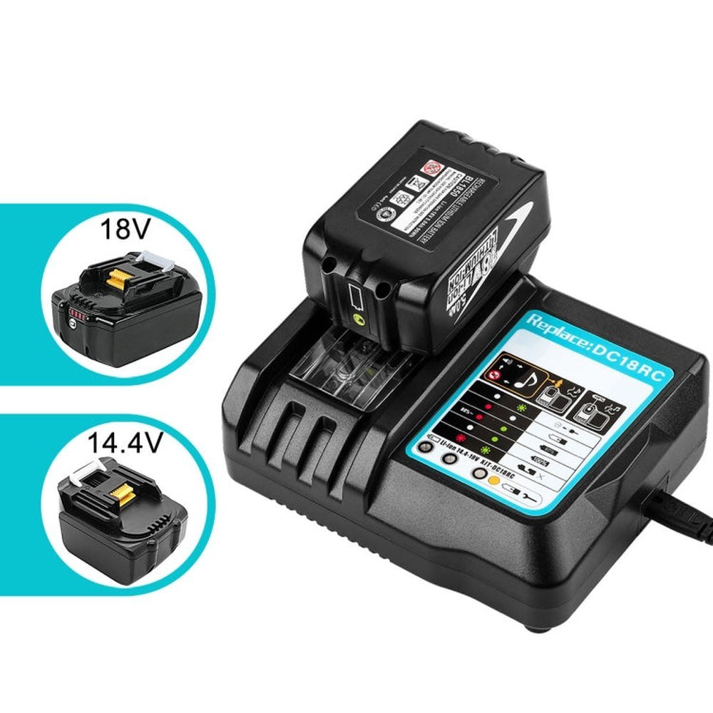For Makit DC18RA / DC18RC 14.4V - 18V Cordless Power Tool Battery Charger, US Plug, EU Plug, UK Plug, AU Plug - laboratorydeal