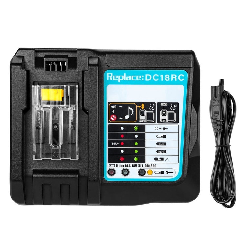 For Makit DC18RA / DC18RC 14.4V - 18V Cordless Power Tool Battery Charger, US Plug, EU Plug, UK Plug, AU Plug - laboratorydeal