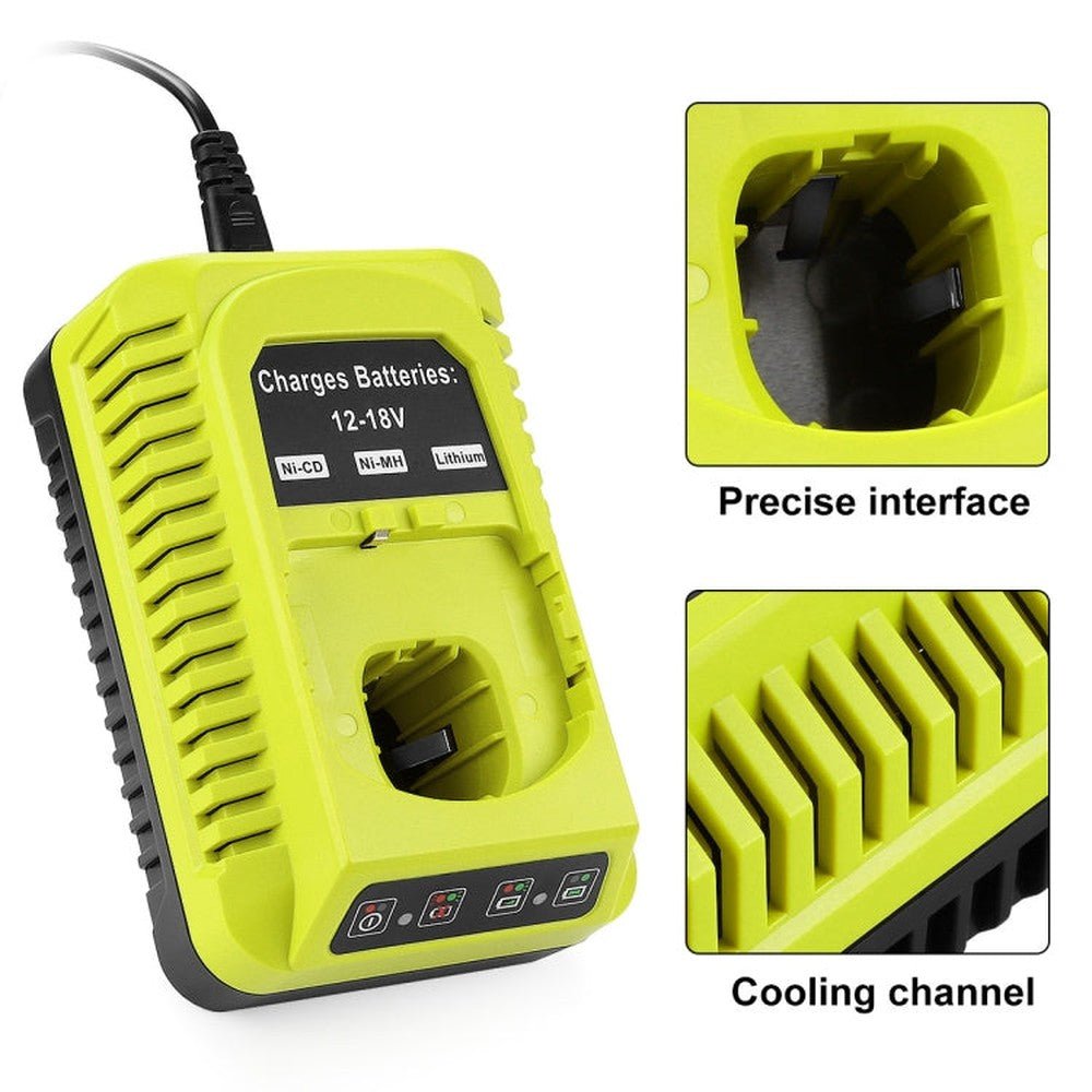 For RYOBI P117 / P108 12 - 18V Universal Battery Charger - laboratorydeal