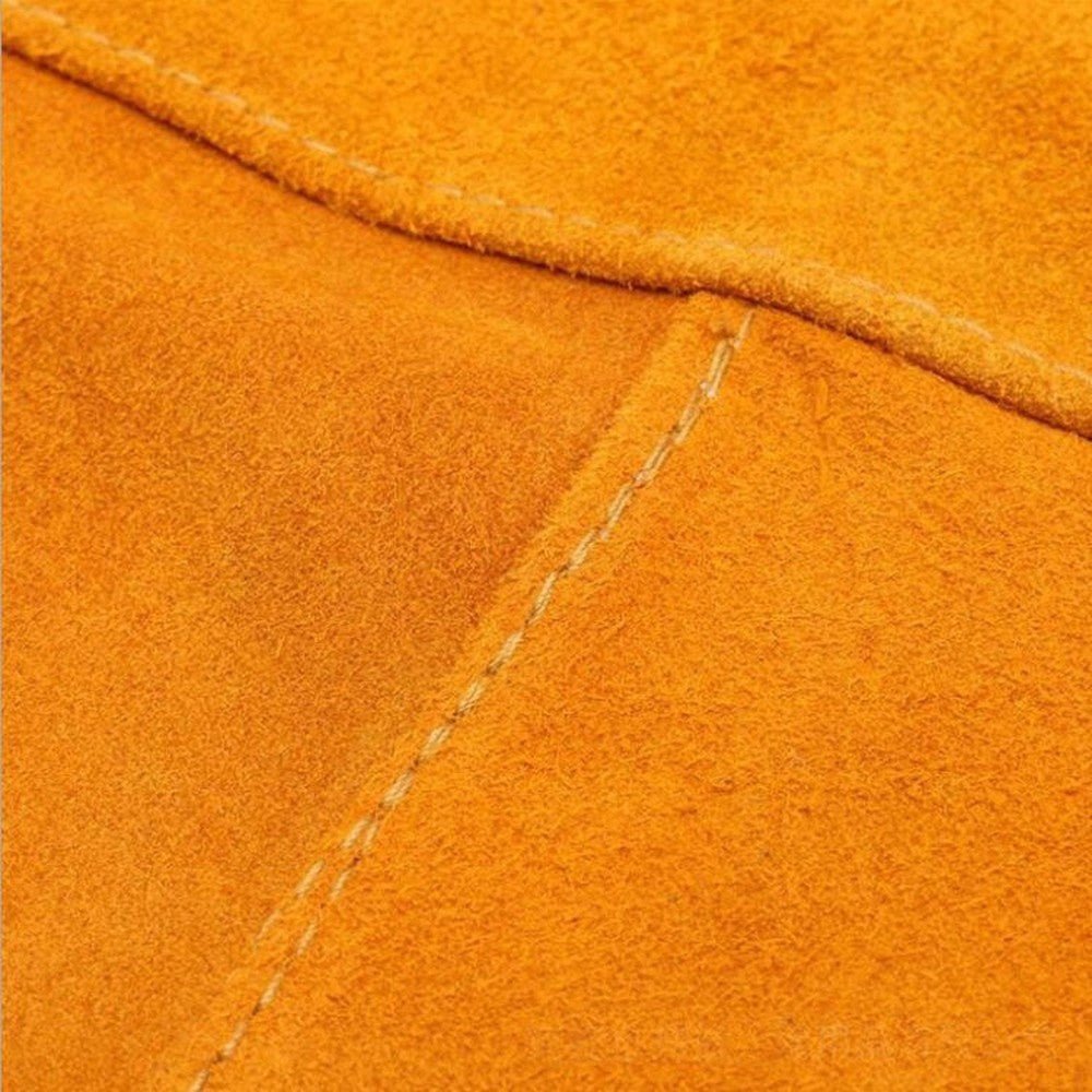 Full Leather Electric Welding Apron High Temperature Fireproof Star Splash Protective Clothing, The Whole Paragraph 60×80, Entire Section 60×90, Three Spells 60×80 - laboratorydeal
