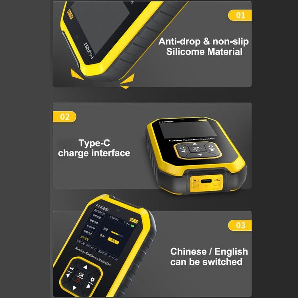 GC01 Home Lndustrial Marble Radioactive X / Y Ray Nuclear Radiation Detector Geiger Counter, GC01 - laboratorydeal