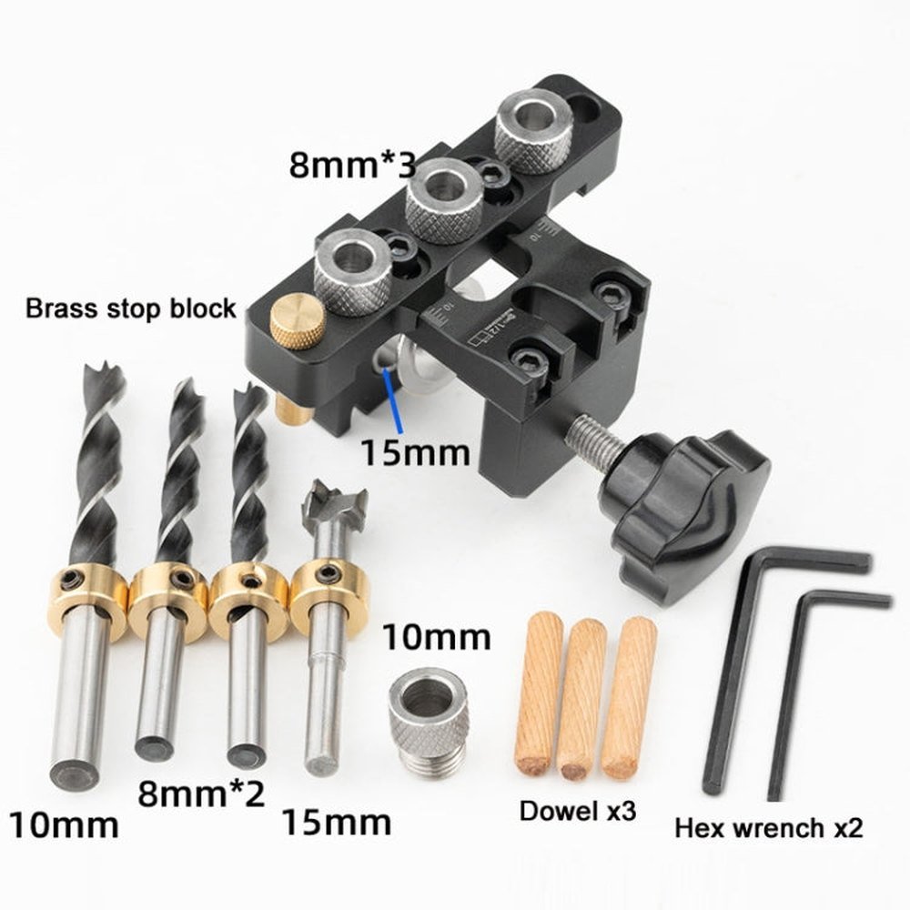 Ganwei 3 in 1 Mini Woodworking Positioning Punch Embedded Parts, MG0 - 001 - 0048 - A, MG0 - 001 - 0048 - B - laboratorydeal