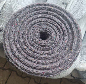 Grey 4 inch Cotton Niwar Roll, For Bag, Size/Length