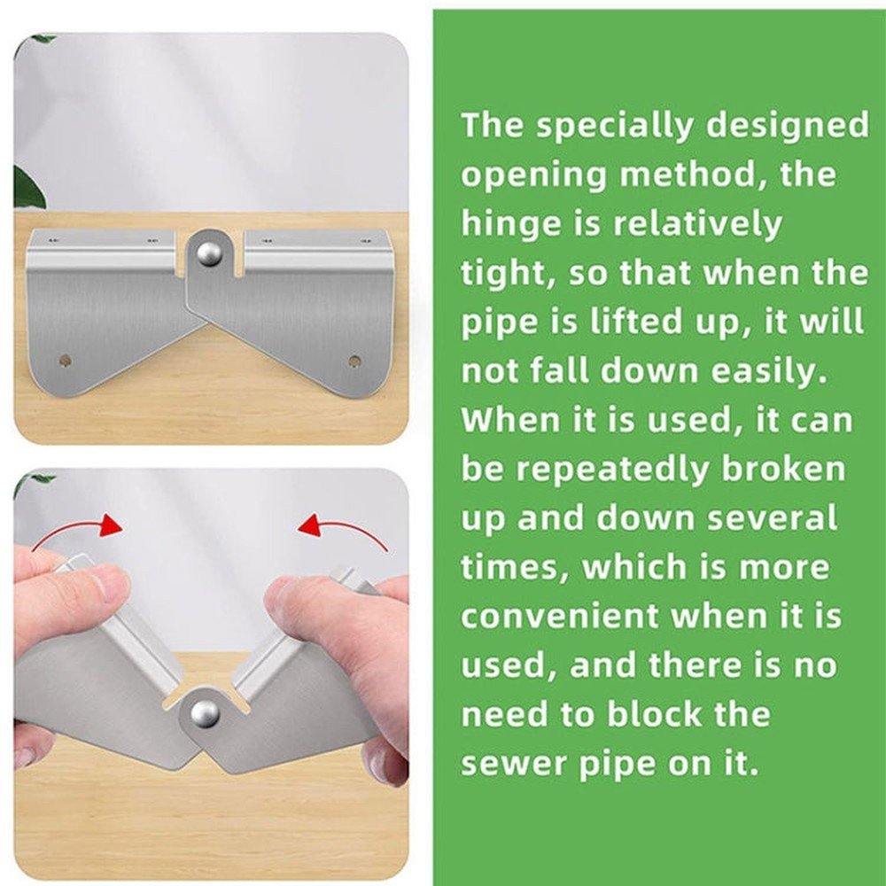 Gutter Extension Hinge Downspout Extension Flip - Up Hinge For Rectangle Or Square Downspout, 2pcs, 4pcs - laboratorydeal