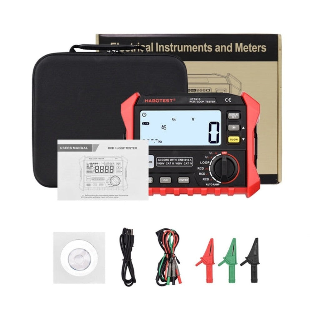 HABOTEST HT5910 Leakage Switch & Loop Resistance Tester, HT5910