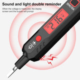 HABOTEST HT89 Contact Type High-sensitivity LCD Digital Display Sound and Light Alarm Test Pen, HT89