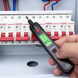 HABOTEST HT89 Contact Type High-sensitivity LCD Digital Display Sound and Light Alarm Test Pen, HT89