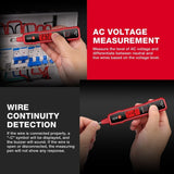 HABOTEST LCD Digital Display Sound Light Alarm High Sensitivity Test Pen, HT89A