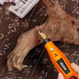 HILDA 3.6V Electrical Grinder Pen Precision Carving Micro Power Drill, Rotary Tool, 32 In 1, 46 In 1