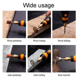 HILDA 3.6V Electrical Grinder Pen Precision Carving Micro Power Drill, Rotary Tool, 32 In 1, 46 In 1