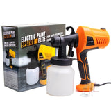 HILDA High Voltage Motorized Paint Spray Tool Portable And Detachable, EU Plug Yellow, EU Plug Orange, With Anti-Touch Switch EU Plug Yellow, With Anti-Touch Switch EU Plug Orange, US Plug Yellow, US Plug Orange, With Anti-Touch Switch US Plug Yellow