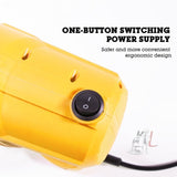 HILDA High Voltage Motorized Paint Spray Tool Portable And Detachable, EU Plug Yellow, EU Plug Orange, With Anti-Touch Switch EU Plug Yellow, With Anti-Touch Switch EU Plug Orange, US Plug Yellow, US Plug Orange, With Anti-Touch Switch US Plug Yellow