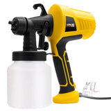HILDA High Voltage Motorized Paint Spray Tool Portable And Detachable, EU Plug Yellow, EU Plug Orange, With Anti-Touch Switch EU Plug Yellow, With Anti-Touch Switch EU Plug Orange, US Plug Yellow, US Plug Orange, With Anti-Touch Switch US Plug Yellow