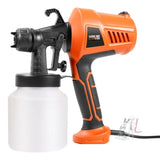 HILDA High Voltage Motorized Paint Spray Tool Portable And Detachable, EU Plug Yellow, EU Plug Orange, With Anti-Touch Switch EU Plug Yellow, With Anti-Touch Switch EU Plug Orange, US Plug Yellow, US Plug Orange, With Anti-Touch Switch US Plug Yellow