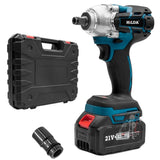 HILDA Motorized Wrenches Lithium Repair Parts With 22mm Socket, US Plug, Blue With 1 Battery+1 Charger(1500mAh), Blue With 2 Battery+1 Charger(1500mAh), Blue With 1 Battery+1 Charger(3000mAh), Blue With 2 Battery+1 Charger(3000mAh)���������������������...