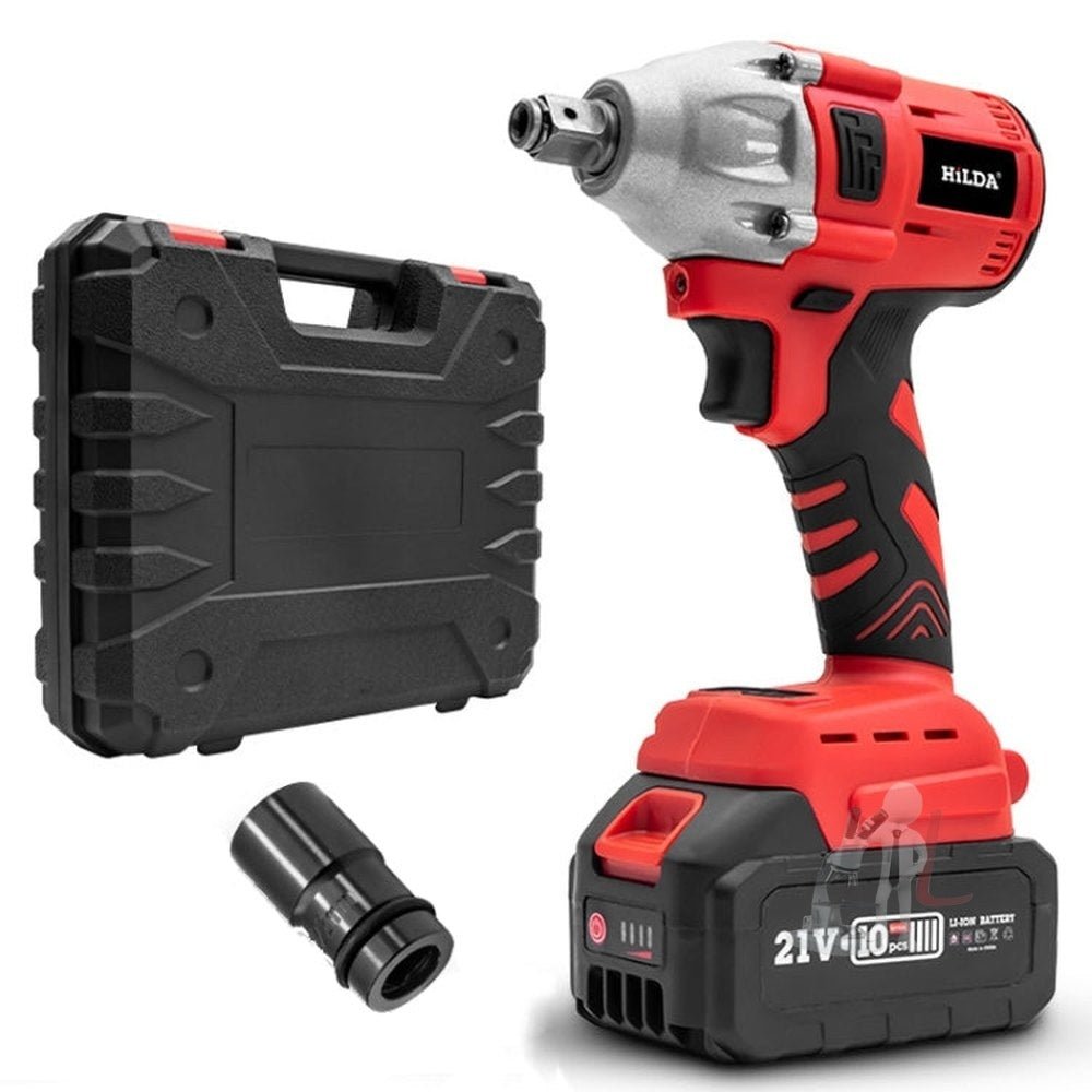 HILDA Motorized Wrenches Lithium Repair Parts With 22mm Socket, US Plug, Blue With 1 Battery+1 Charger(1500mAh), Blue With 2 Battery+1 Charger(1500mAh), Blue With 1 Battery+1 Charger(3000mAh), Blue With 2 Battery+1 Charger(3000mAh)���������������������... - laboratorydeal