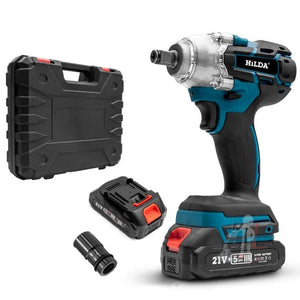 HILDA Motorized Wrenches Lithium Repair Parts With 22mm Socket, US Plug, Blue With 1 Battery+1 Charger(1500mAh), Blue With 2 Battery+1 Charger(1500mAh), Blue With 1 Battery+1 Charger(3000mAh), Blue With 2 Battery+1 Charger(3000mAh)���������������������... - laboratorydeal
