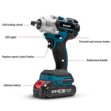 HILDA Motorized Wrenches Lithium Repair Parts With 22mm Socket, EU Plug, Blue With 1 Battery+1 Charger(1500mAh), Blue With 2 Battery+1 Charger(1500mAh), Blue With 1 Battery+1 Charger(3000mAh), Blue With 2 Battery+1 Charger(3000mAh)���������������������...