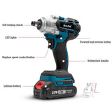 HILDA Motorized Wrenches Lithium Repair Parts With 22mm Socket, US Plug, Blue With 1 Battery+1 Charger(1500mAh), Blue With 2 Battery+1 Charger(1500mAh), Blue With 1 Battery+1 Charger(3000mAh), Blue With 2 Battery+1 Charger(3000mAh)���������������������...