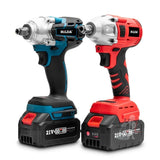 HILDA Motorized Wrenches Lithium Repair Parts With 22mm Socket, US Plug, Blue With 1 Battery+1 Charger(1500mAh), Blue With 2 Battery+1 Charger(1500mAh), Blue With 1 Battery+1 Charger(3000mAh), Blue With 2 Battery+1 Charger(3000mAh)���������������������...