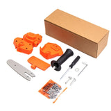 HILDA Portable Pruning Electrical Chain Saws, 4 inch Orange, 4 inch Black, 6 inch Orange, 6 inch Black