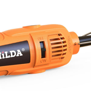 HILDA Power Grinder And Brush Sharpener Set Sharpening Tool Set, EU Plug, With Soft Shaft, No Soft Shaft - laboratorydeal
