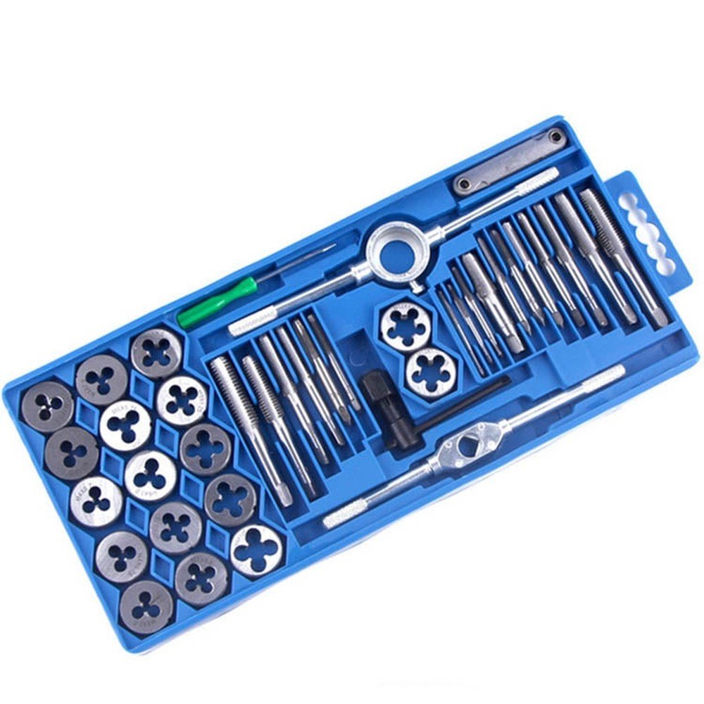Hand Die Model Tap Tap Die Set Manual Tapping Drill Thread Hole, 20 In 1, 40 In 1 - laboratorydeal