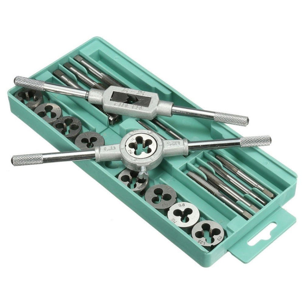 Hand Die Model Tap Tap Die Set Manual Tapping Drill Thread Hole, 20 In 1, 40 In 1 - laboratorydeal