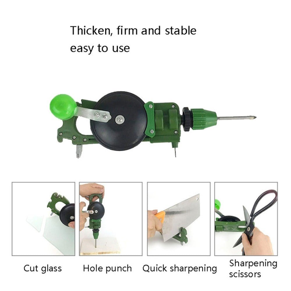 Hand - Operated Hole Puncher Glass Hand - Held Sharpener Household Tool, Hand - Operated Hole Puncher - laboratorydeal