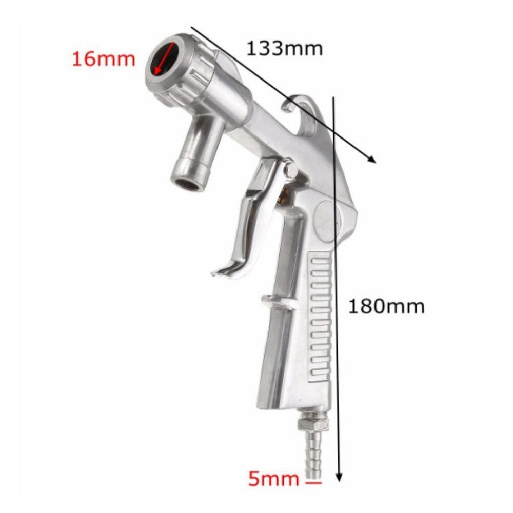 Handheld Sandblasting Tool Pneumatic Sandblasting Glass Derusting Tool, Package A, Package B - laboratorydeal