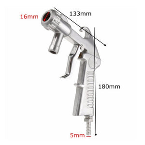 Handheld Sandblasting Tool Pneumatic Sandblasting Glass Derusting Tool, Package A, Package B - laboratorydeal