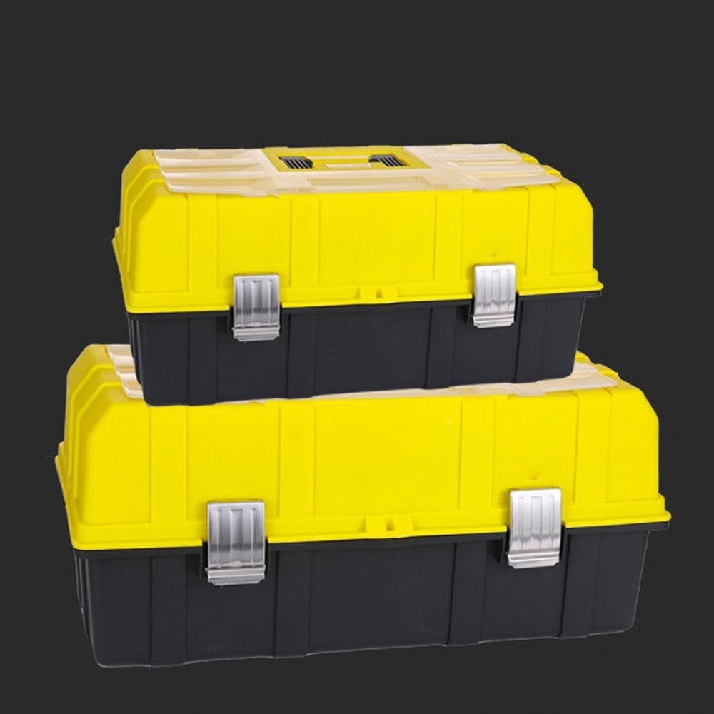 Hardware Storage Box Hand - Filled Car Parts Toolbox Portable Electrician Repair Toolbox, 21 inch Folding - laboratorydeal