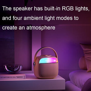 Havit P1 Portable Singing Home Wireless Bluetooth Speaker Microphone Set, Dual - microphone - laboratorydeal