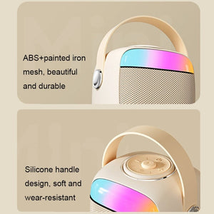 Havit P1 Portable Singing Home Wireless Bluetooth Speaker Microphone Set, Dual - microphone - laboratorydeal