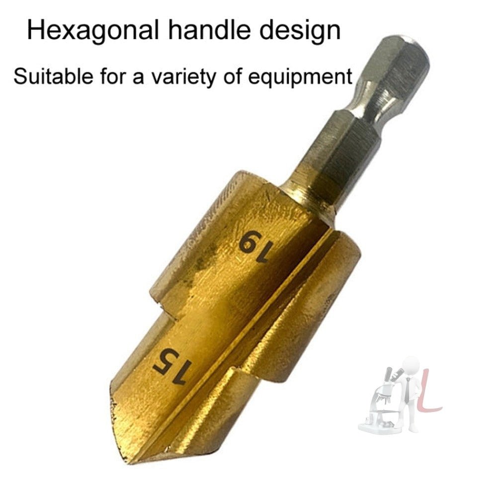 Hexagonal Shank PPR Step Drill Bits Leak Repairing And Connecting Tools, 20, 25, 32 - laboratorydeal